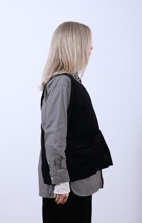 Back Cross Work Vest Mightnight