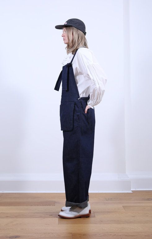 Carpenter Work Denim Overalls Indigo