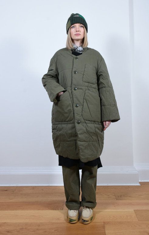 Rip Stop Quilt SAMU Coat Khaki