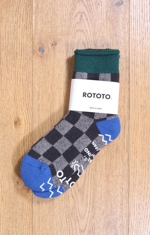 Pile Room Socks- D.Green/Blue