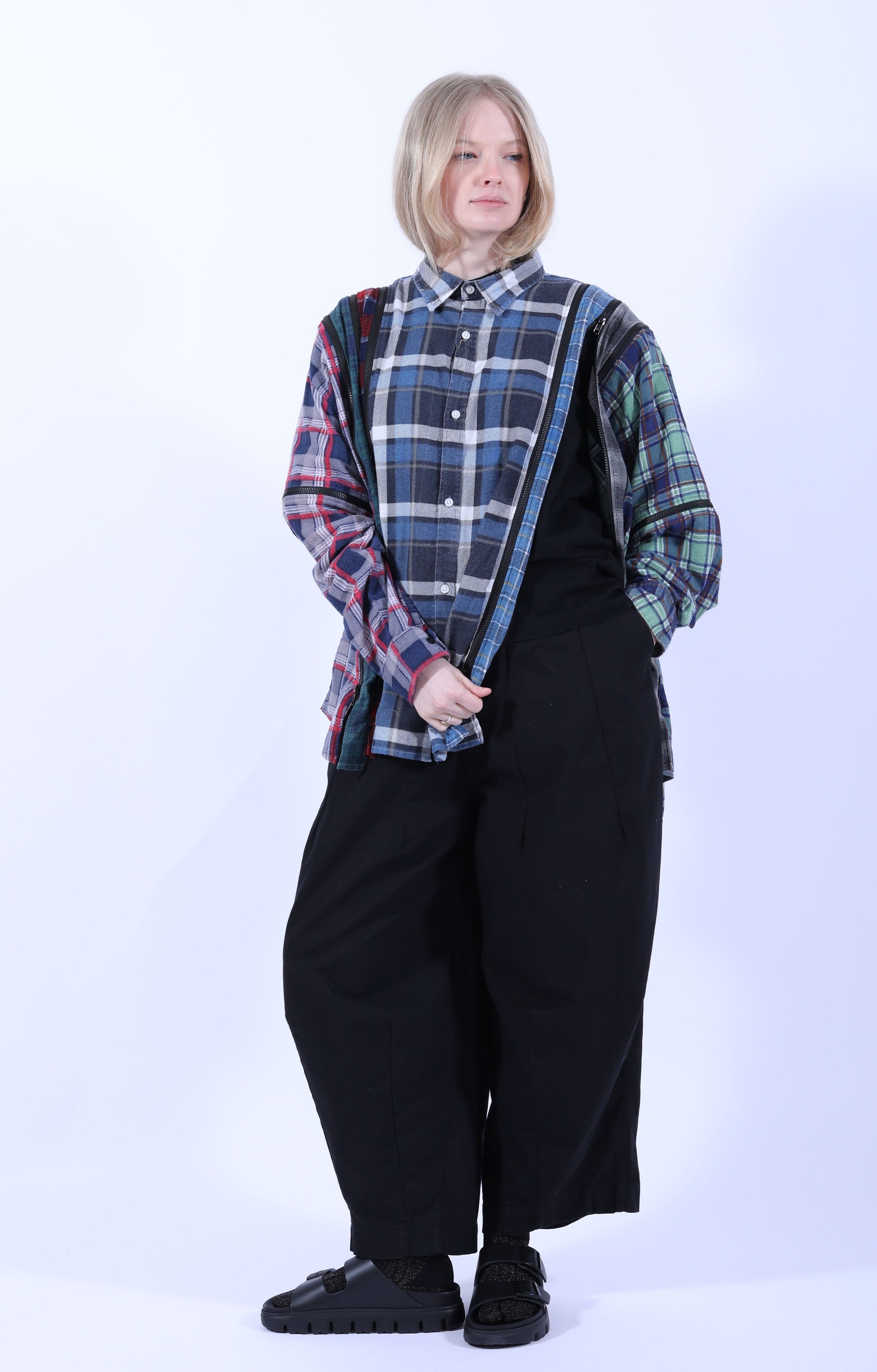 Rebuild By Needles Flannel Shirt Zips #1