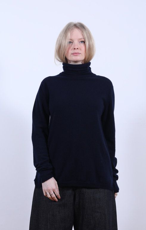 Winter Roll Neck Navy