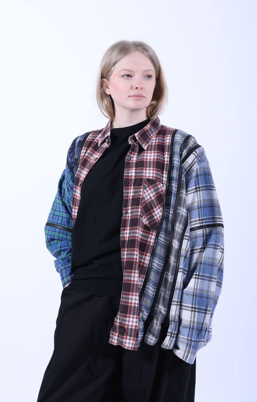 Rebuild By Needles Flannel Shirt Zips #2