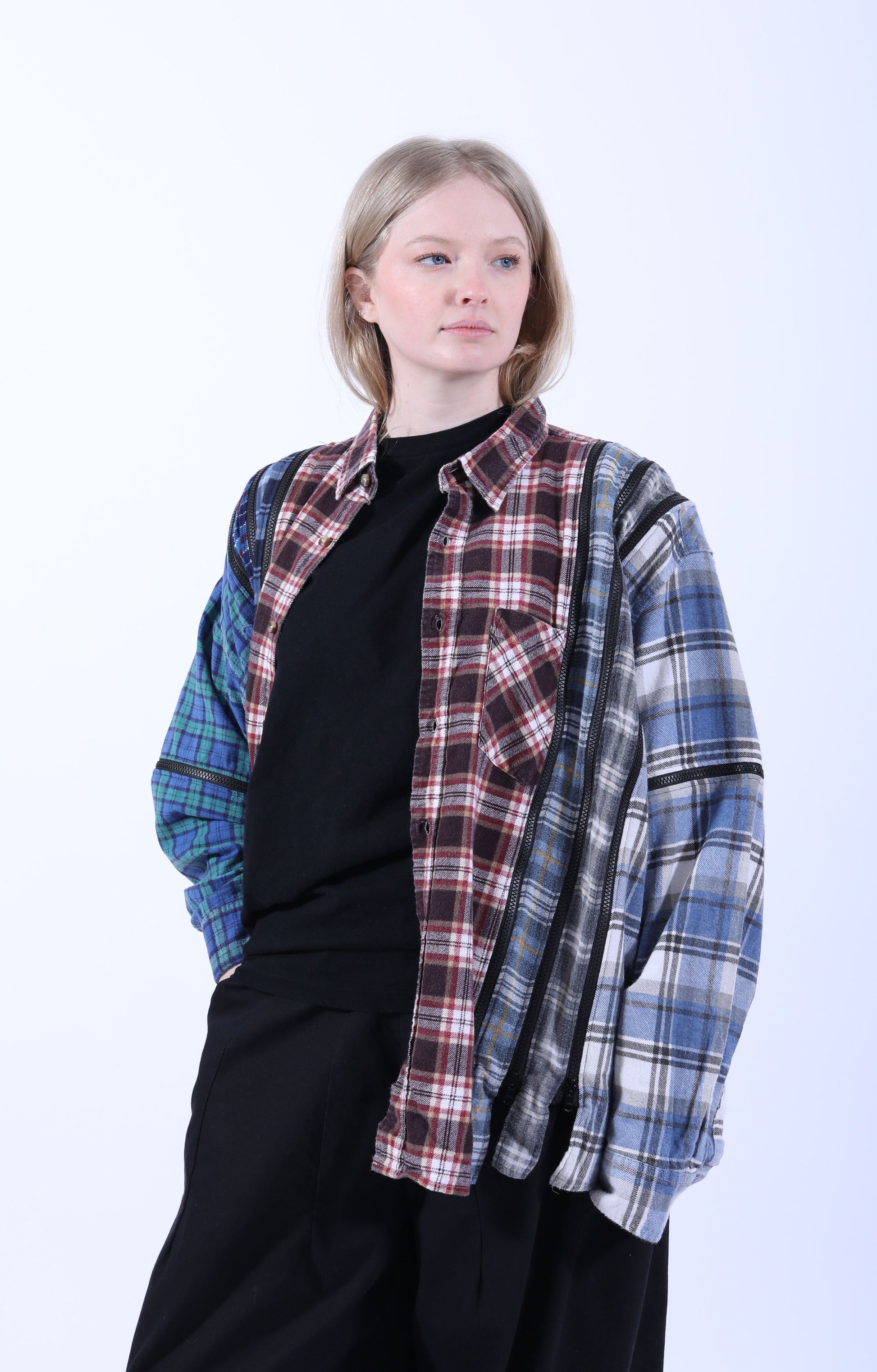 Rebuild By Needles Flannel Shirt Zips #2