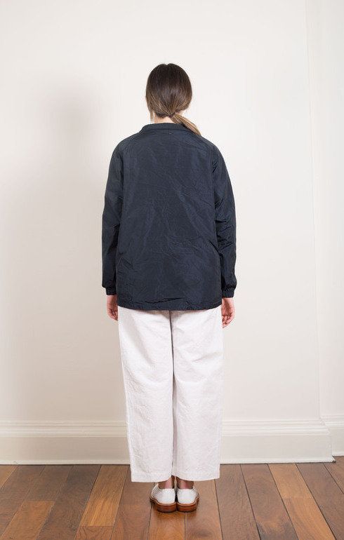 Oversized Pullover Windbreaker Navy