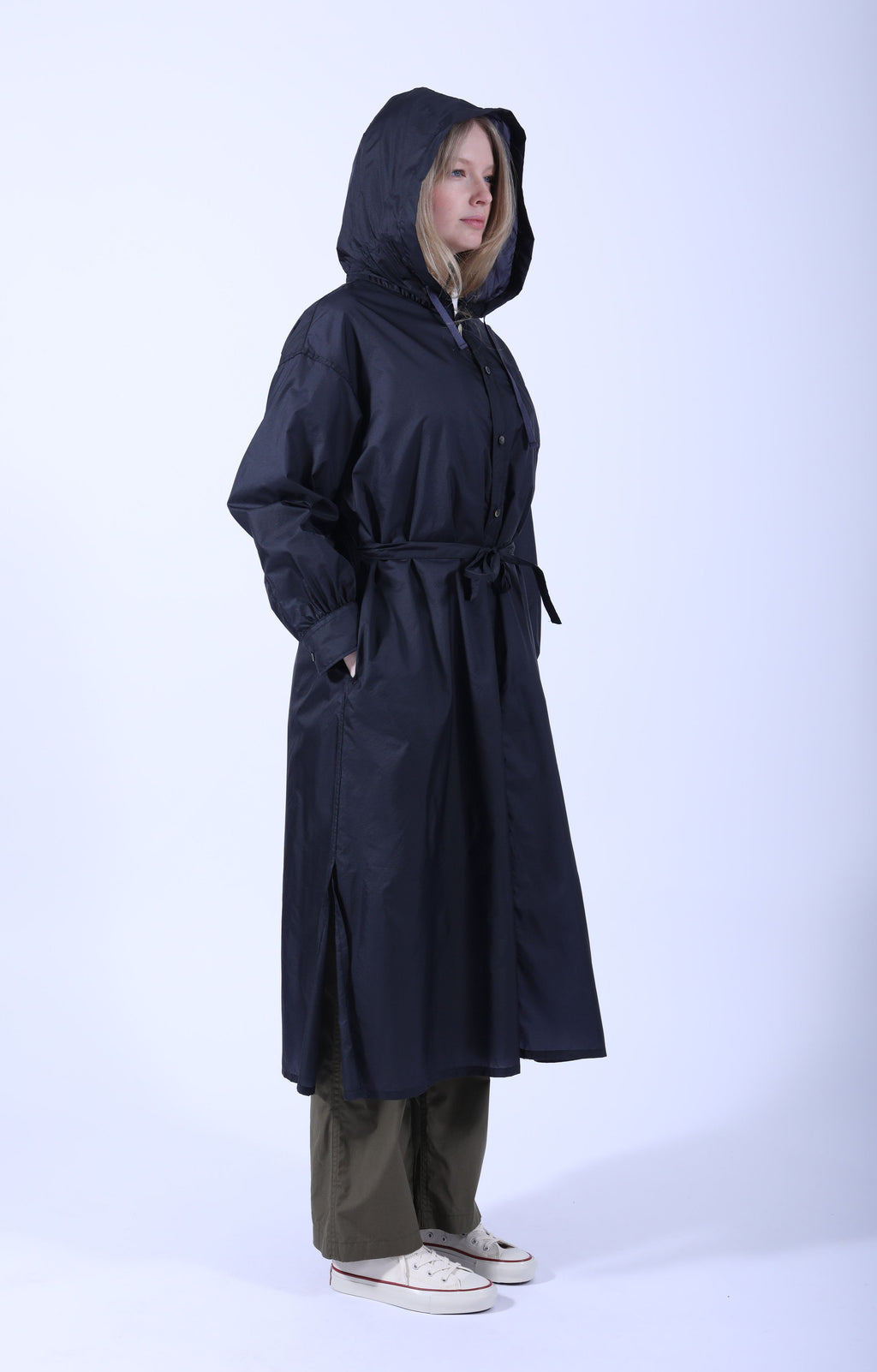 Hooded DB Dress Dark Navy