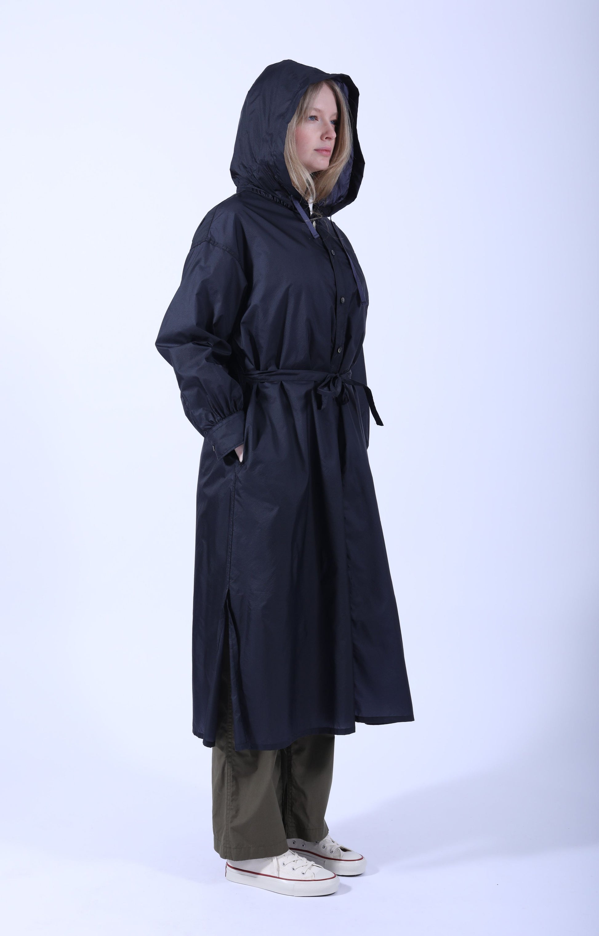 Hooded DB Dress Dark Navy