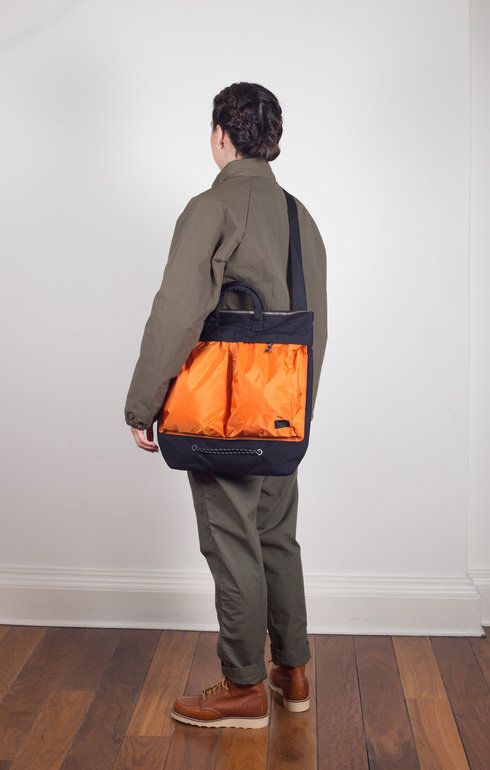 Hype 2Way Helmet Bag Black x Orange