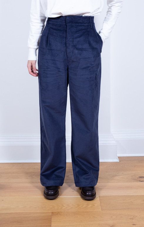 Luitenant Pants Corduroy Navy
