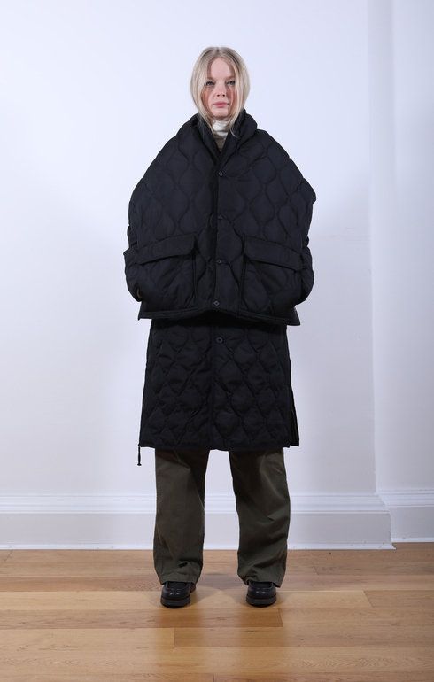Military Reversible Stole- Black x Black