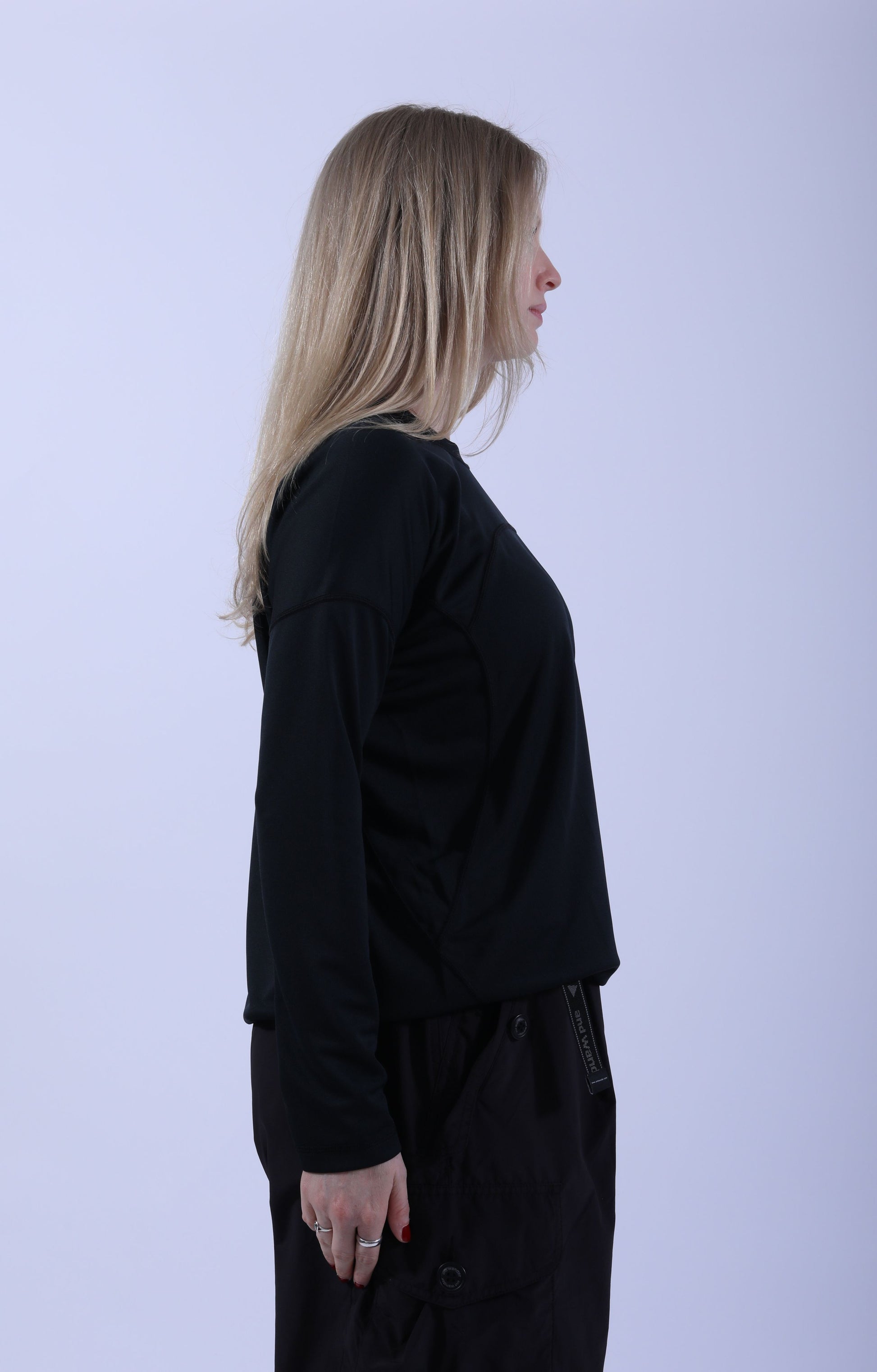 Dry Jersey Long Sleeve T Black