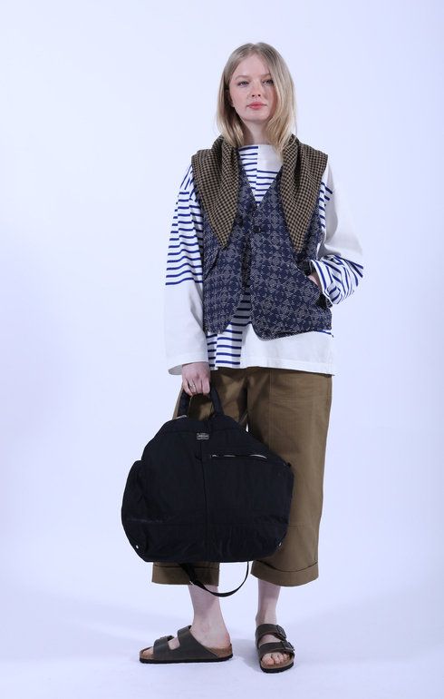 Back Slit Vest Navy