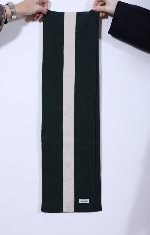 School Boy Muffler Scarf D.Green
