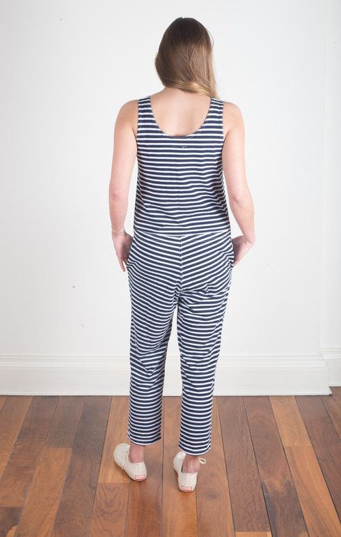 Onesie Navy/White