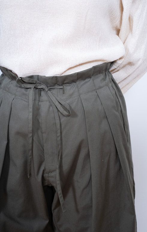 Drop Crotch Short Vancloth Olive