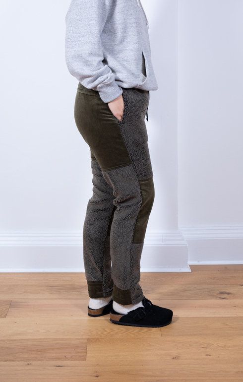 New Yorker Boa Fleece Army Green