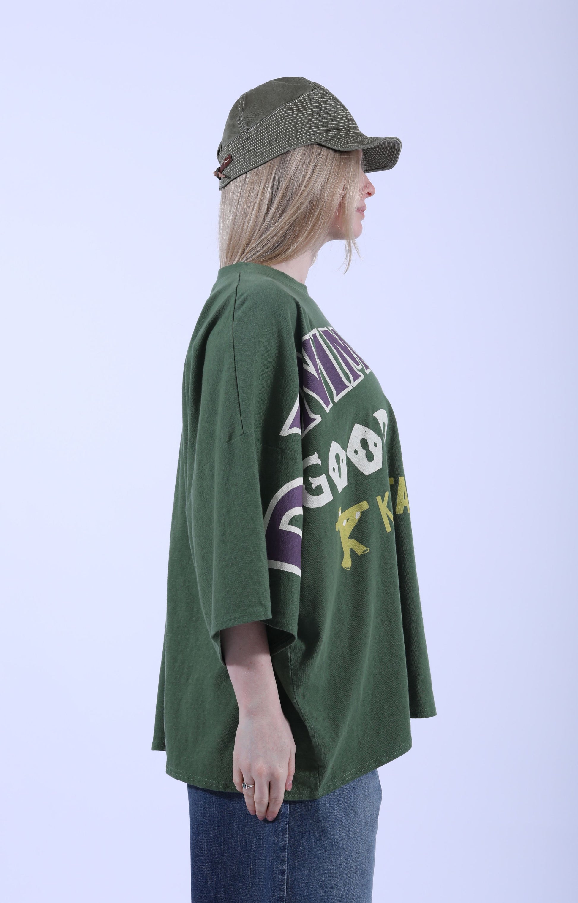 Jersey Huge-T (DENIM REPAIR) Green