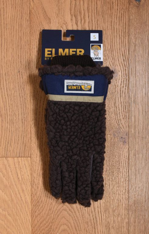 EM353 Teddy 5 Finger Gloves Brown
