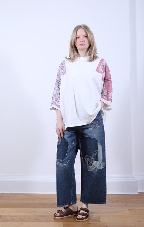 14oz Denim PORT Baggy Pants (HIPPIE)