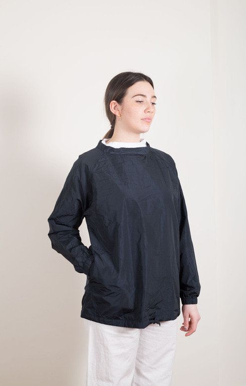 Oversized Pullover Windbreaker Navy