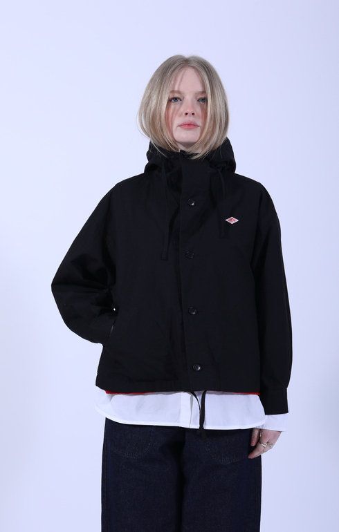 Short Hooded Jacket D. Navy