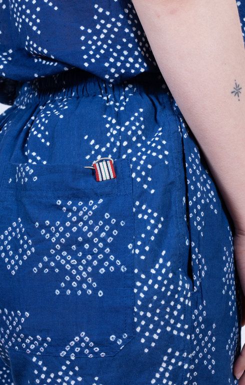 Alghero Shorts Banghani Indigo