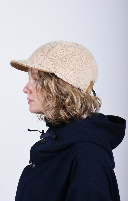 Boa Fleece Cap Ecru
