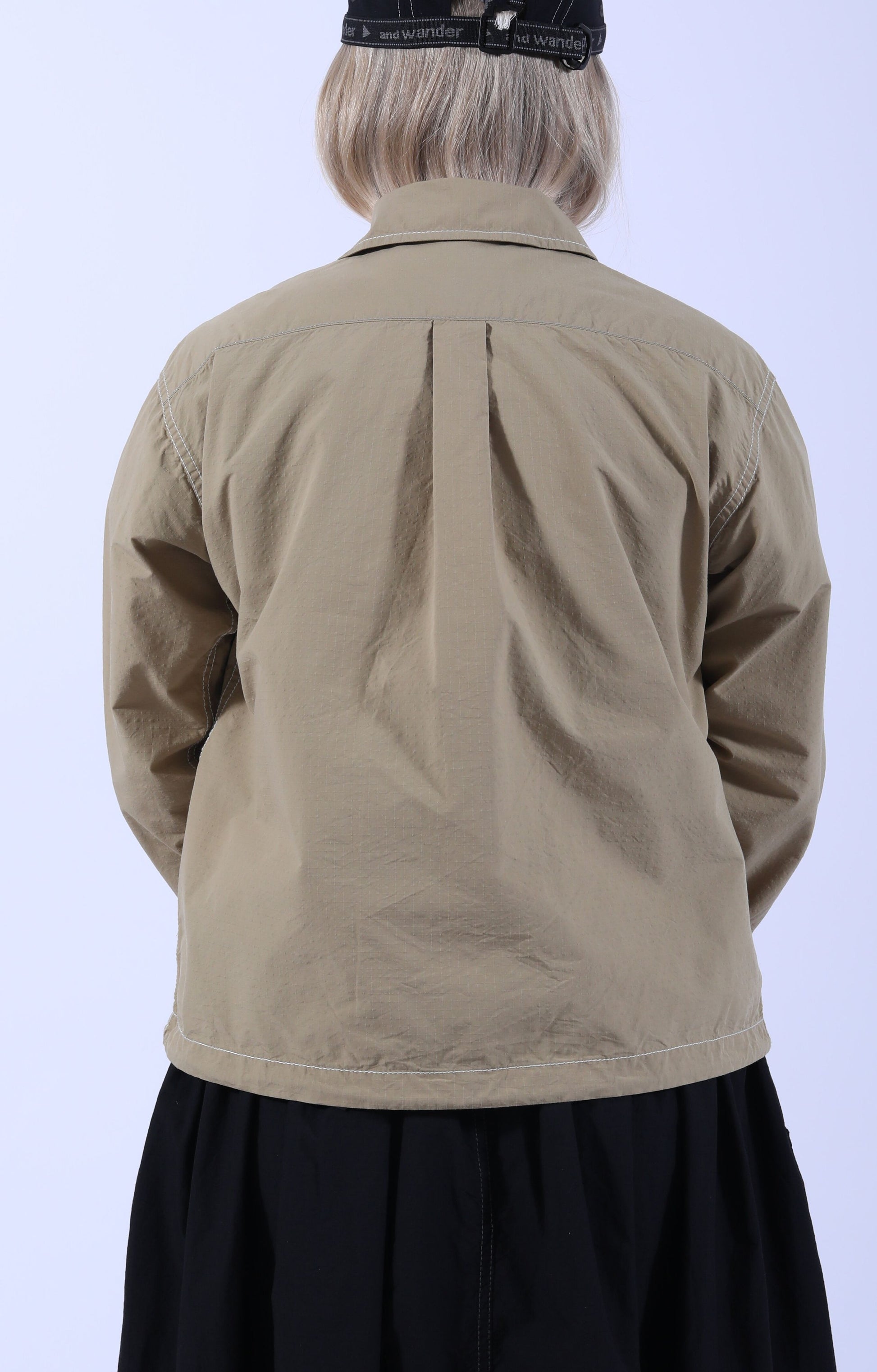Cordura Rip Shirt Jacket Beige