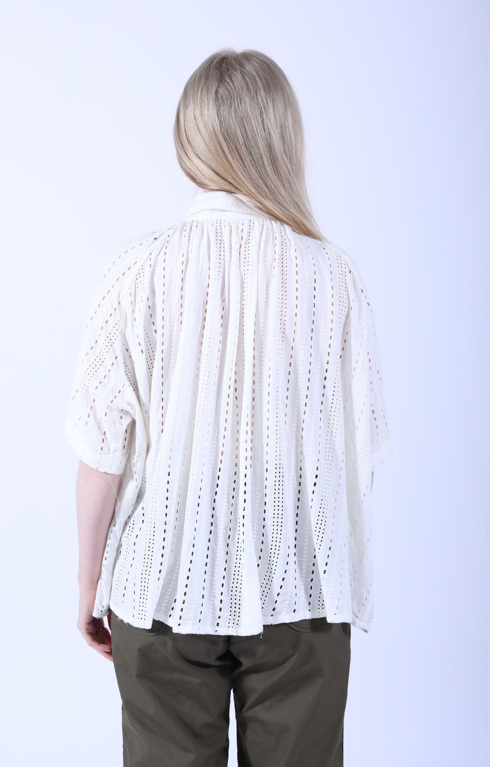 LAB Shirt White Embroidery