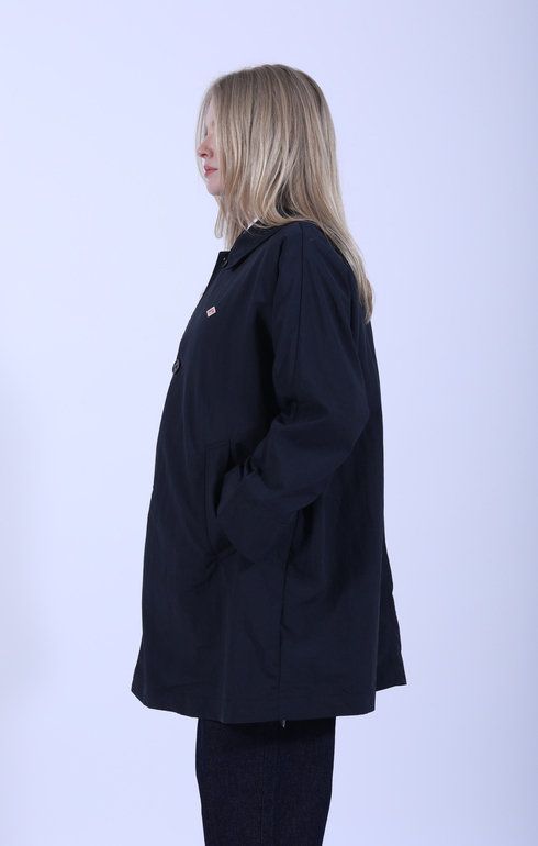 Dolman Sleeve Coat Navy