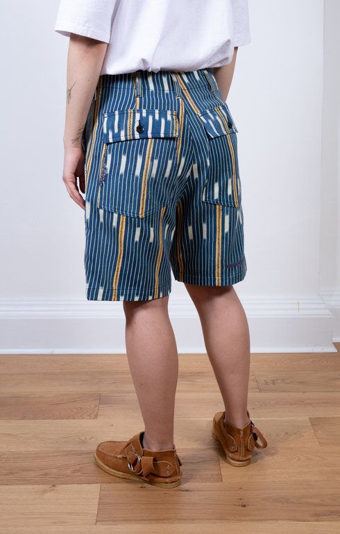 Fatigue Shorts Handwoven African Cloth