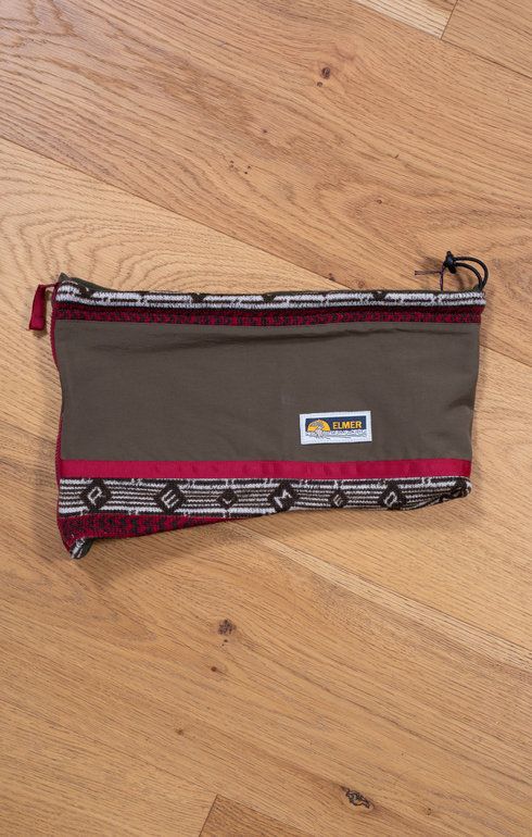 EM700 Fleece Neck Warmer Elmer Print Khaki