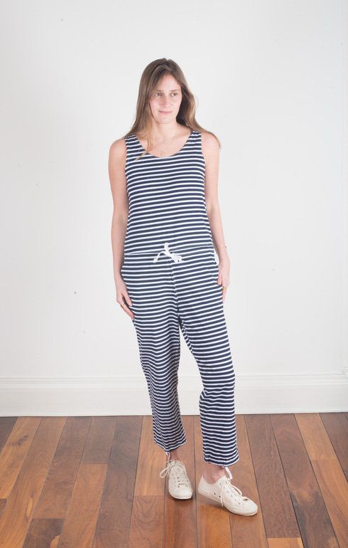 Onesie Navy/White