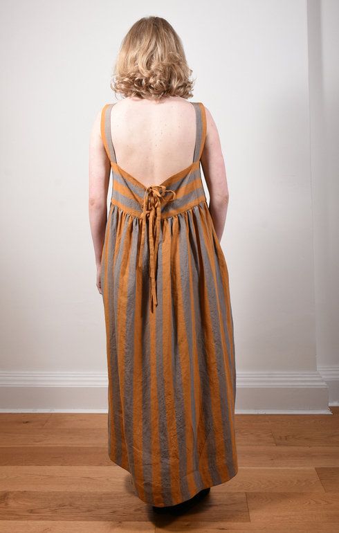 Elba Dress Bronze/Jeans