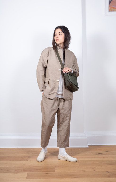Cropped Easy Field Trousers Camel