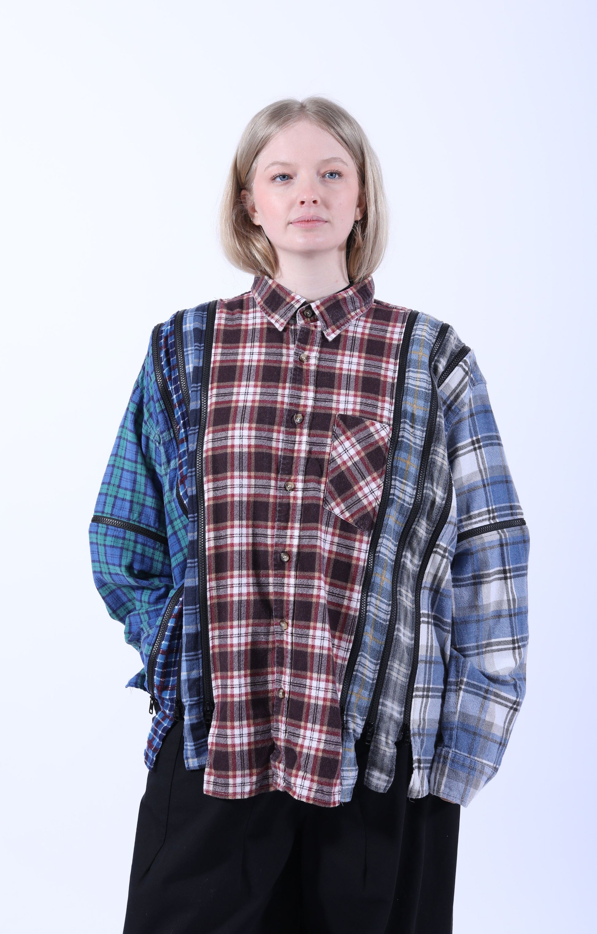 Rebuild By Needles Flannel Shirt Zips #2