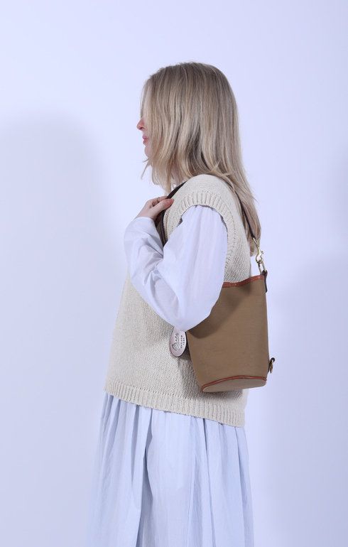 Fane Shoulder Bag Khaki/New Tan