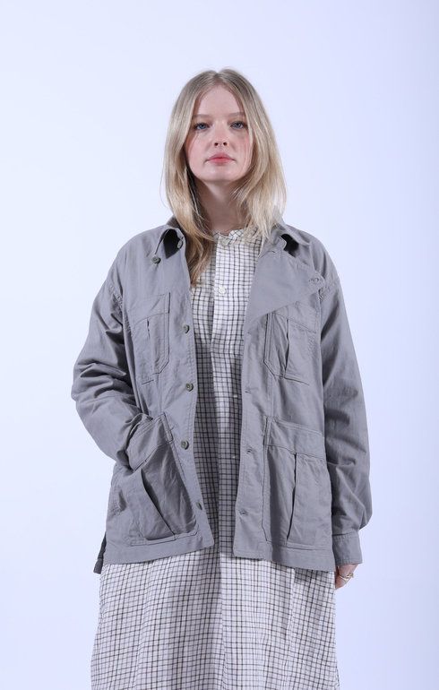 Military Shirt Jacket Gray