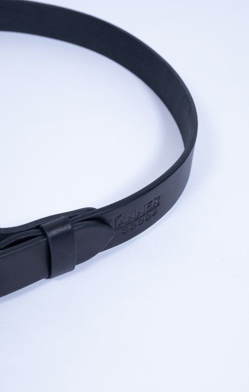 Classic Belt Black/Brass Leather