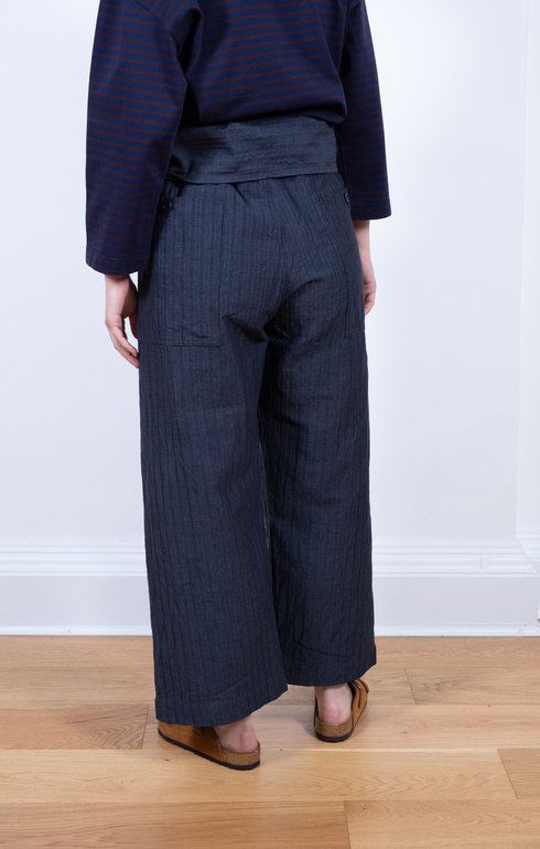Thai Pants Herringbone Navy