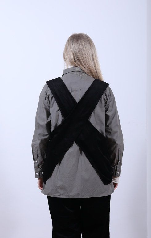 Back Cross Work Vest Mightnight