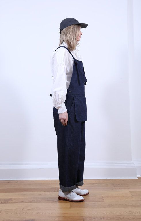 Carpenter Work Denim Overalls Indigo