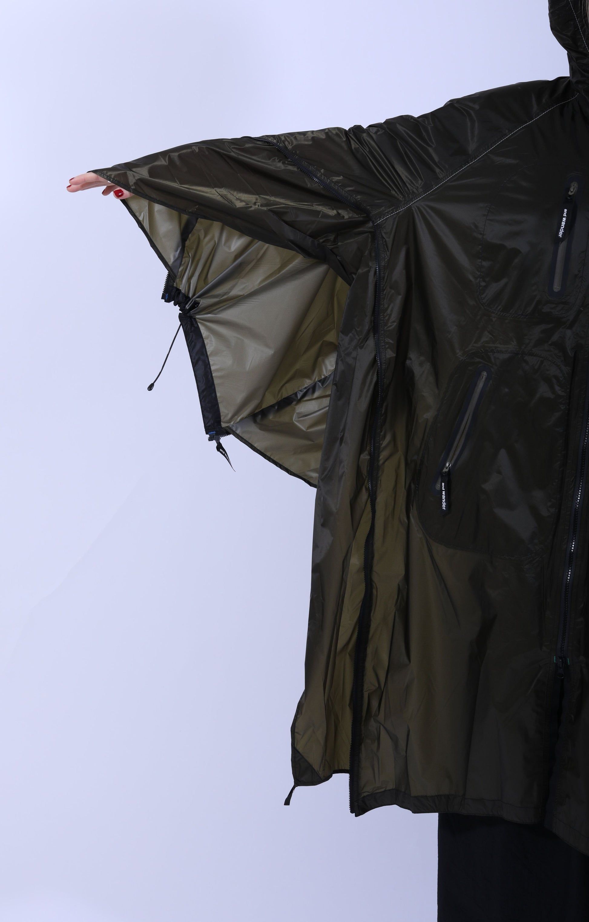 Fly Rain Long Coat Khaki