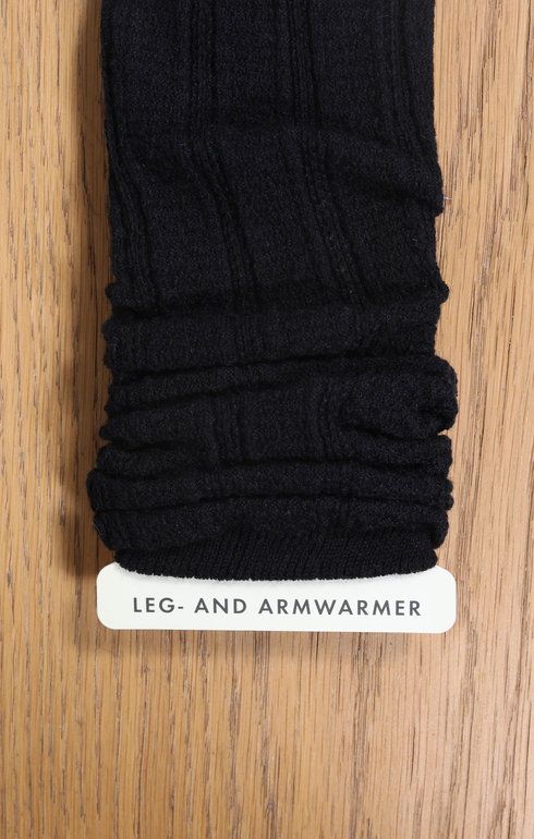 Needlepoint Leg Warmers Black
