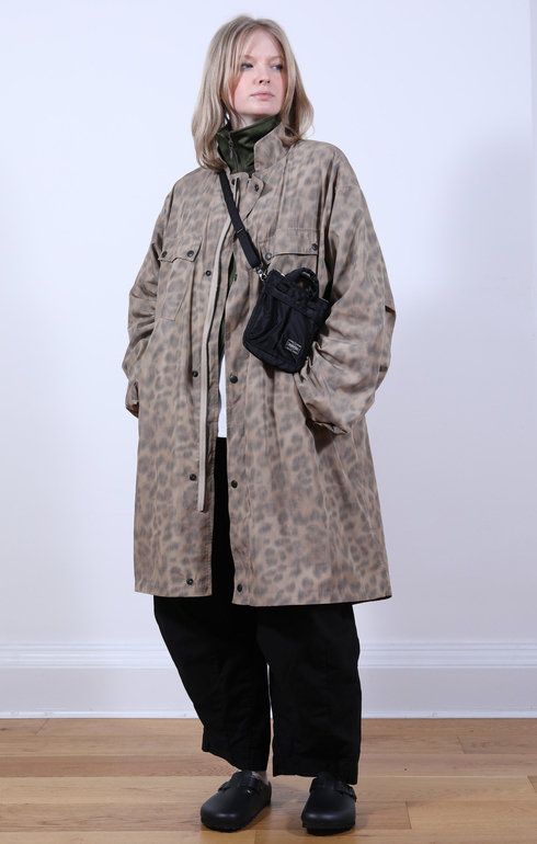 C.P. Coat Animal Printed Beige