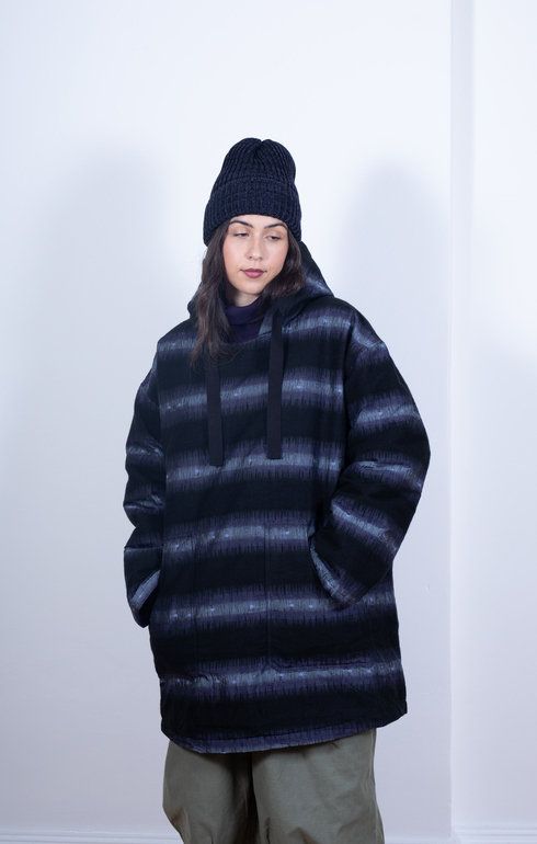 Pullover Parka - Black Gradation Jacquard