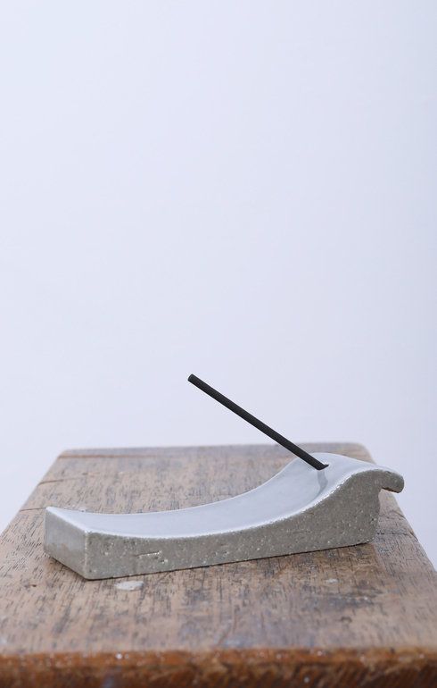 Incense Stand Light Grey