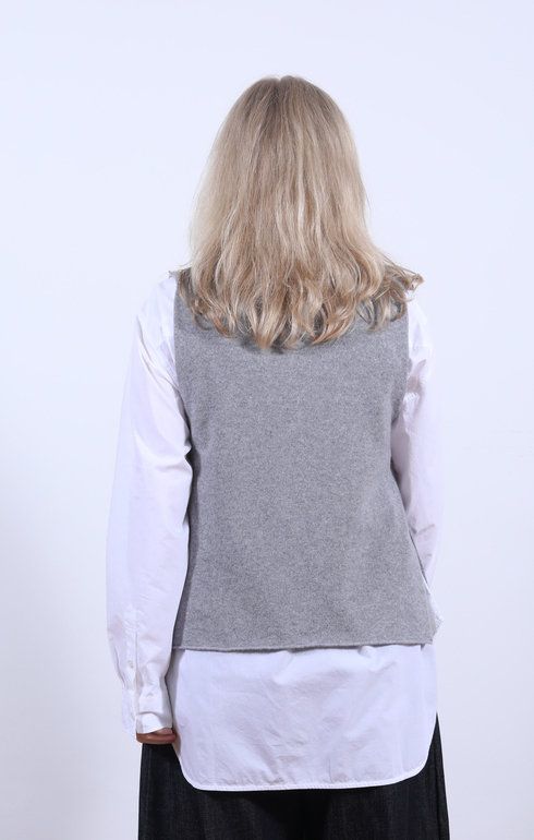 Tabard Vest w/ Pocket Brume