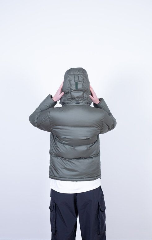 Recycled Light Down Jacket Olive