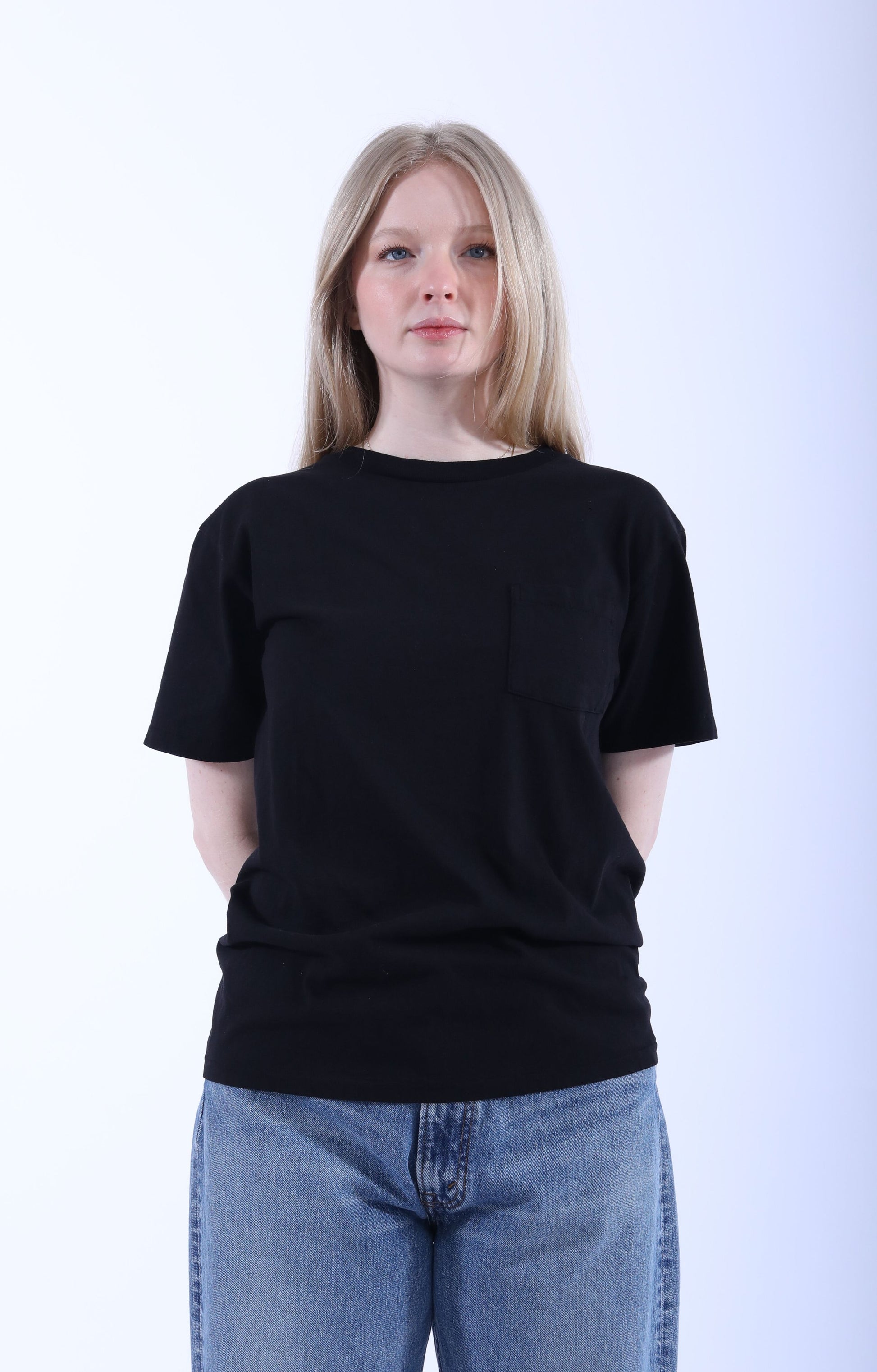 1Pac S/S Tee w/ Pocket Black